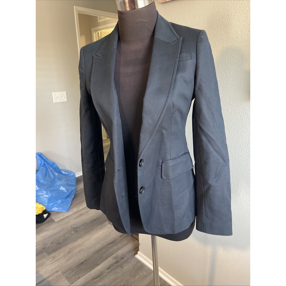 Banana Republic Women Blazer Size Petite OP Navy
